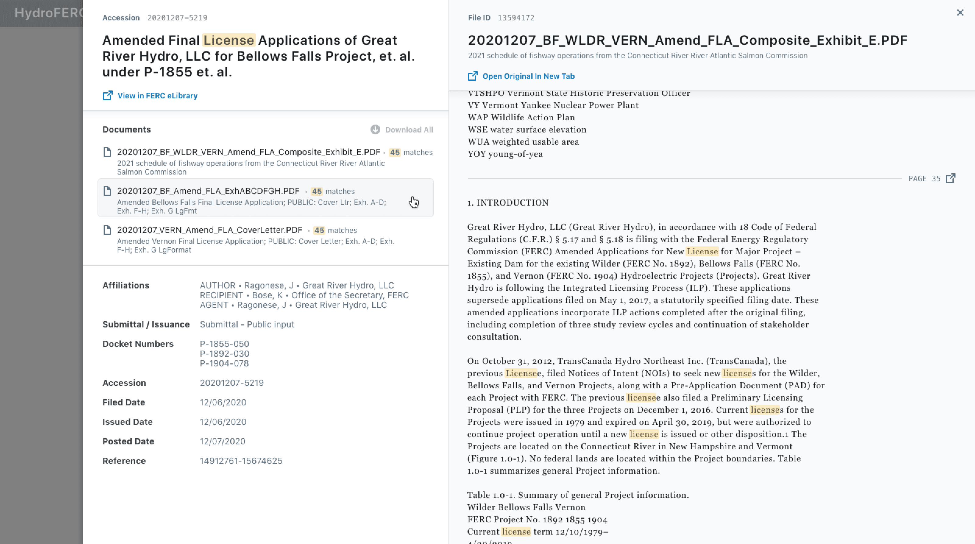 A screenshot of the Iteration 1 Prototype Document Details Page