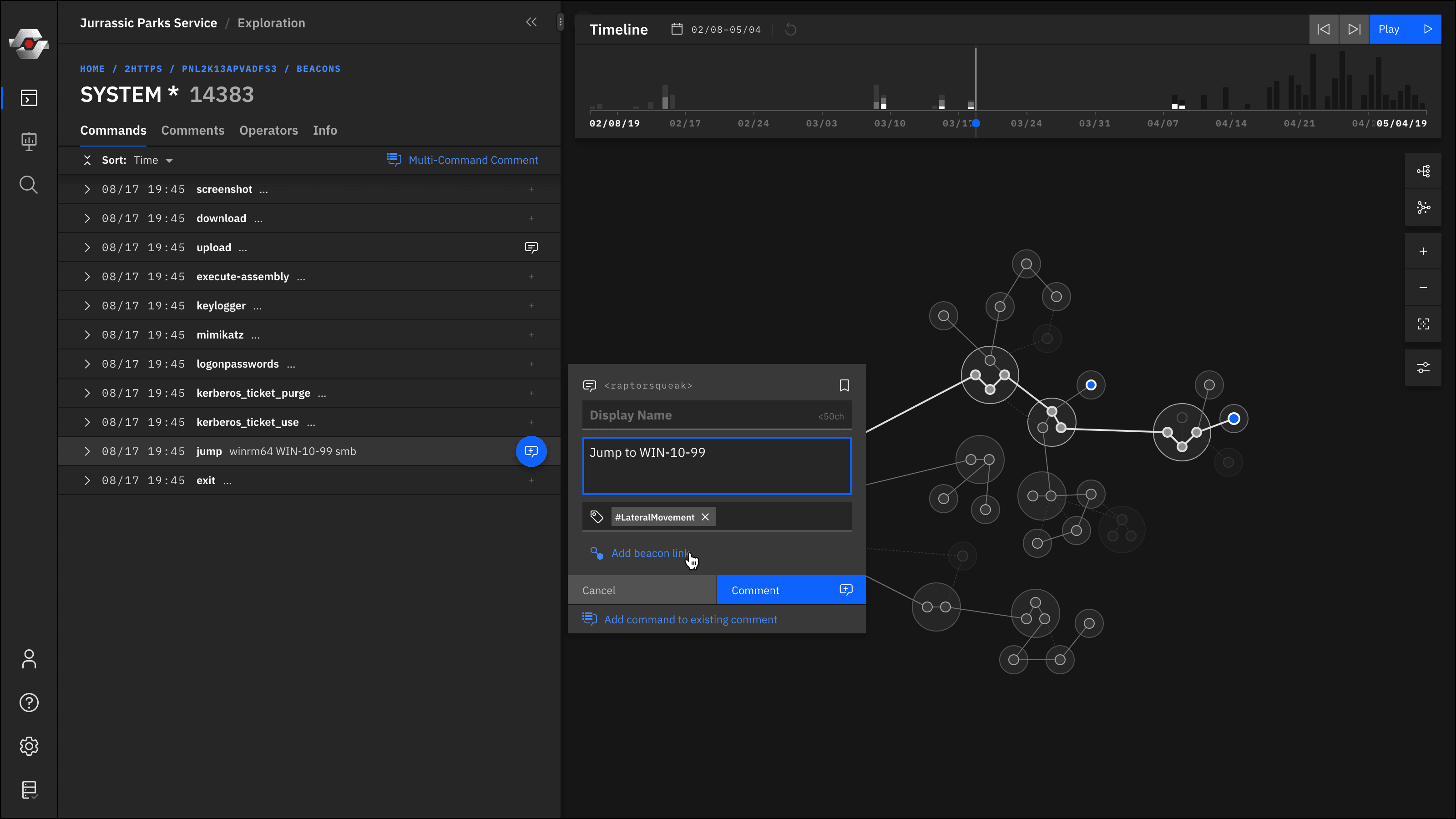 A RedEye mockup displaying an annotation feature